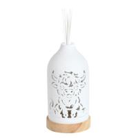 Woodbridge Highland Cow LED Light up Reed Diffuser Extra Image 1 Preview
